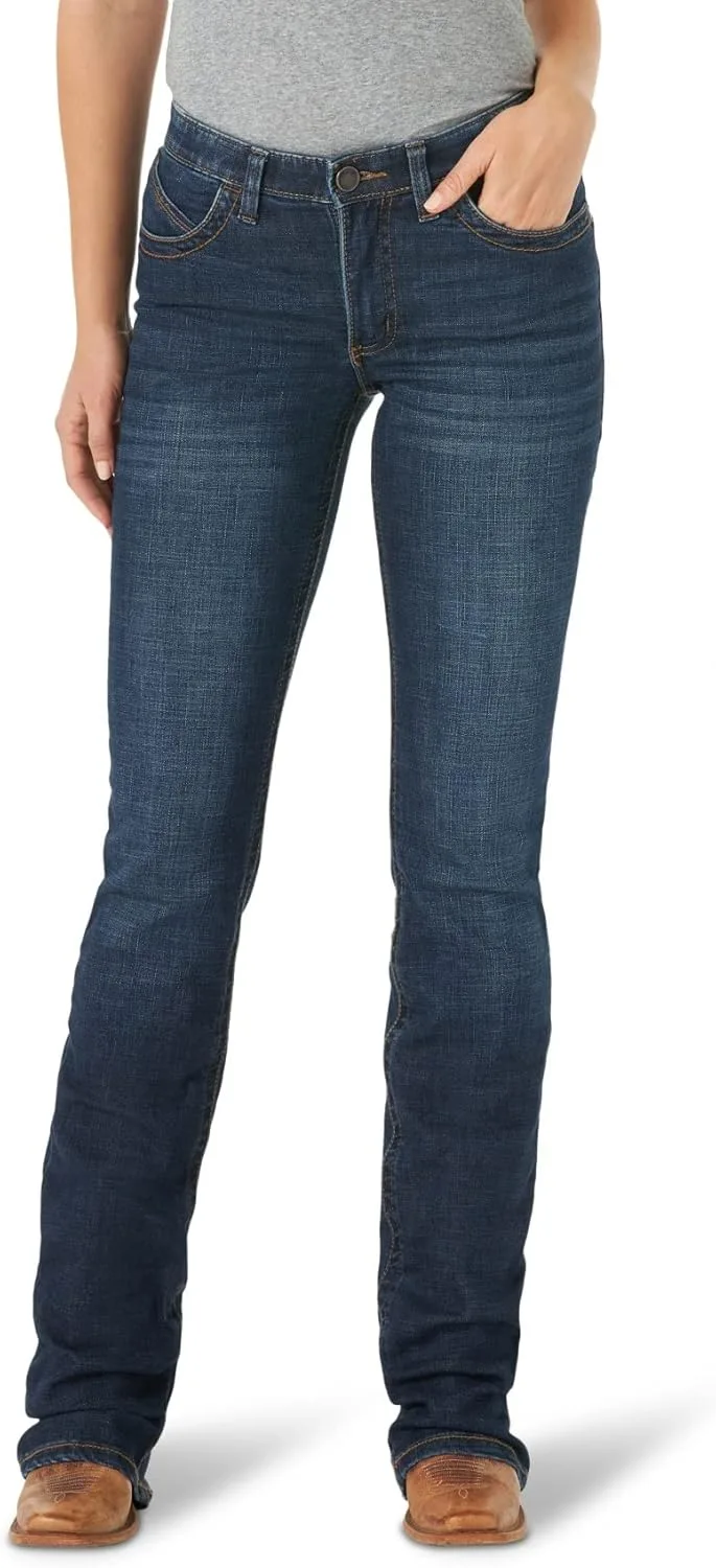 

Wrangler Women's Premium Patch Mae джинсы с высокой посадкой