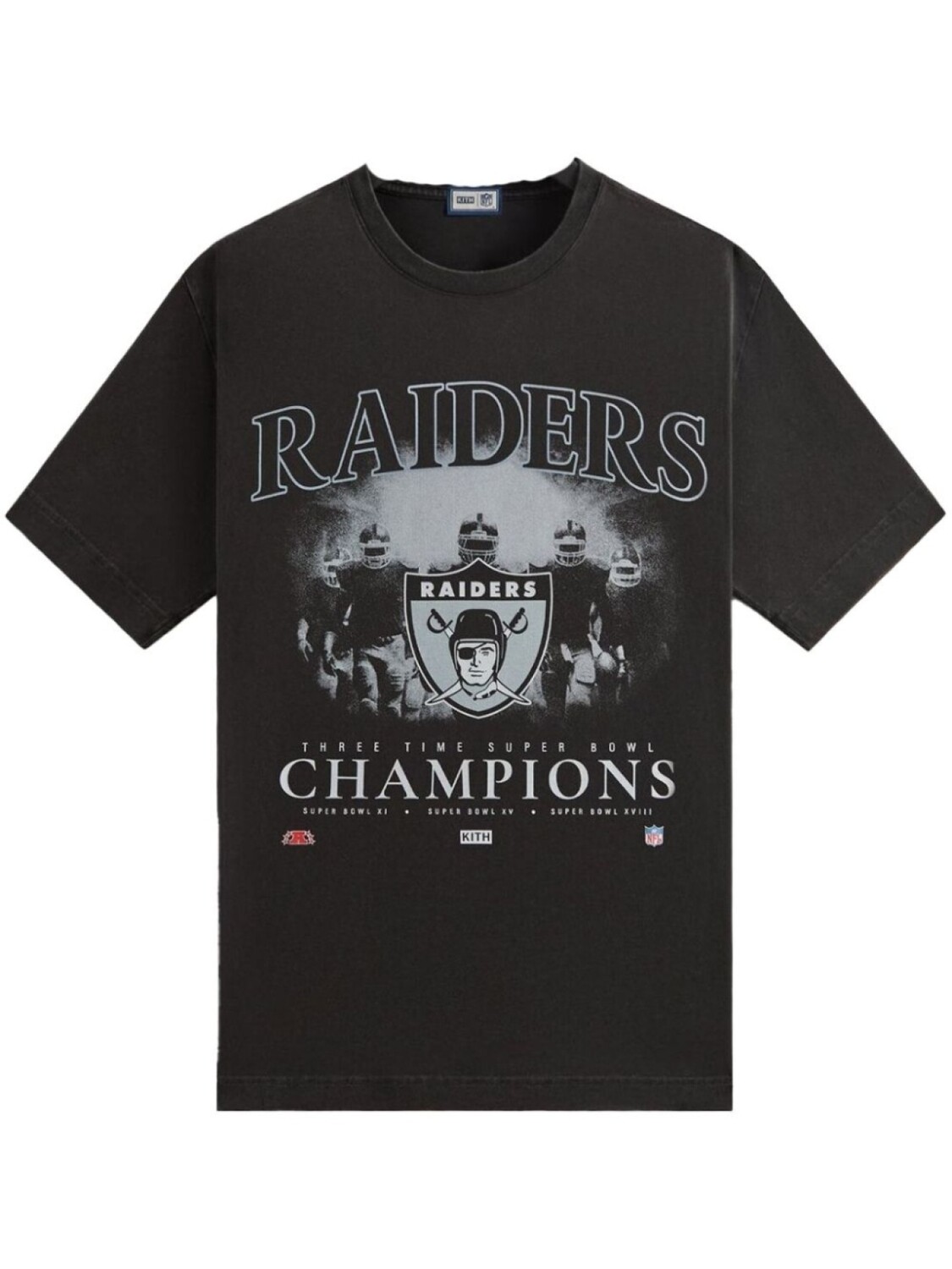 

KITH футболка '47 Raiders Vintage из коллаборации с NFL, черный