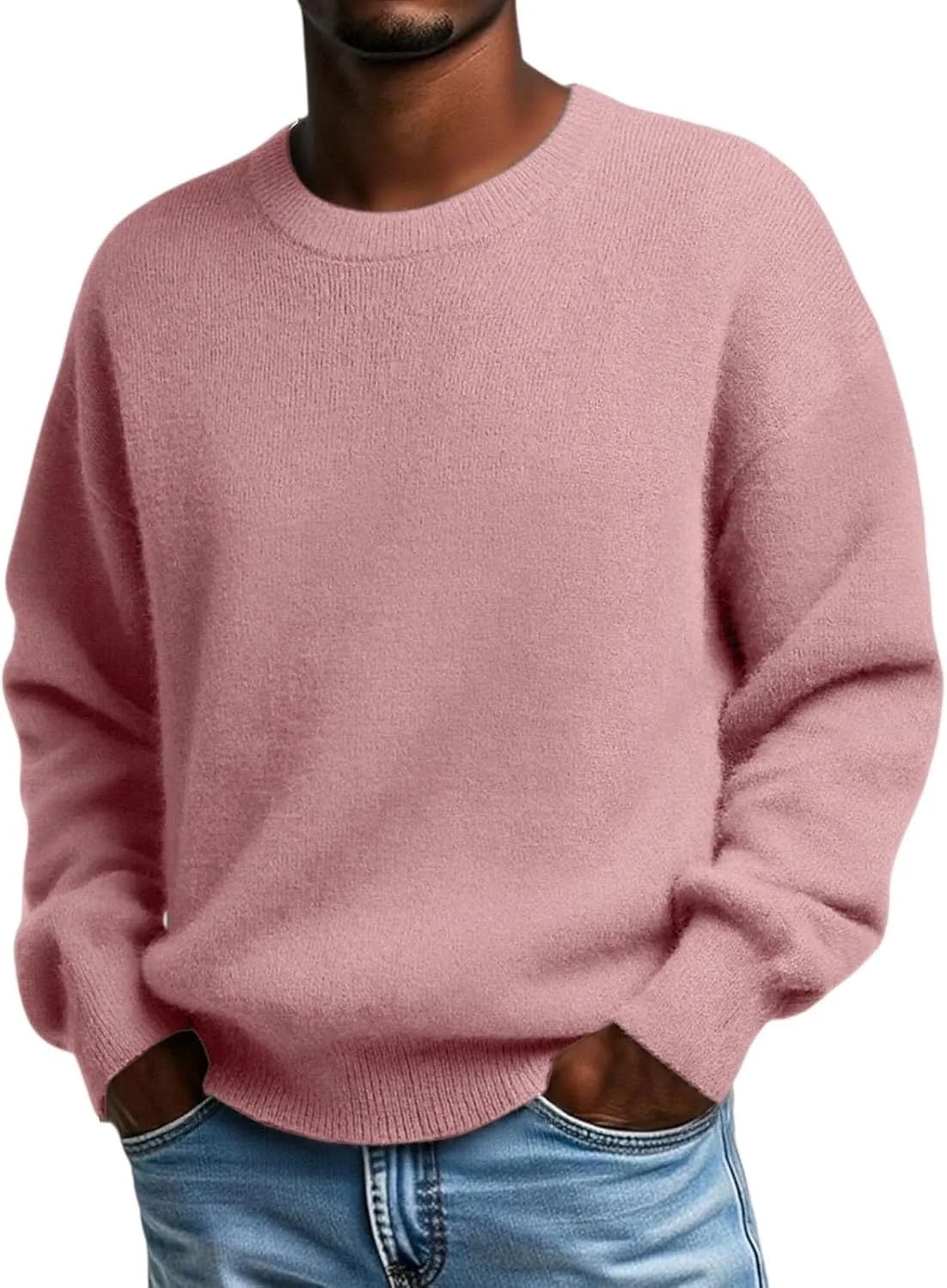 

Мужской базовый свитер с рубчиком Slim Fit Crewneck CRNTCEM