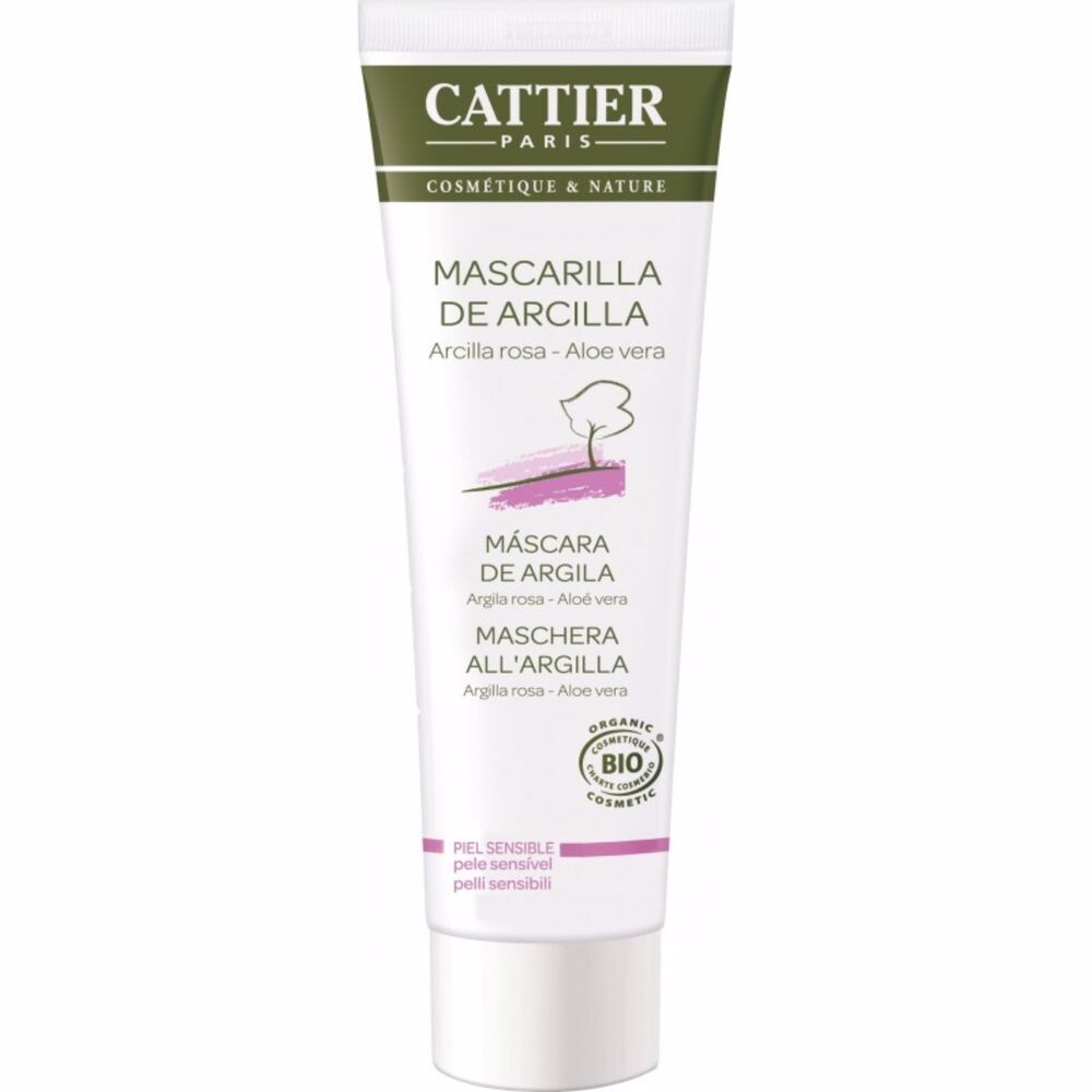 

Маска для лица Mascarilla arcilla rosa Cattier, 100 мл