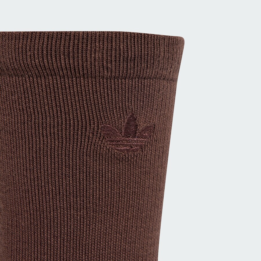 Носки ADIDAS ORIGINALS Two-toned Crew 2 Pairs, Beige/Brown — фото 3
