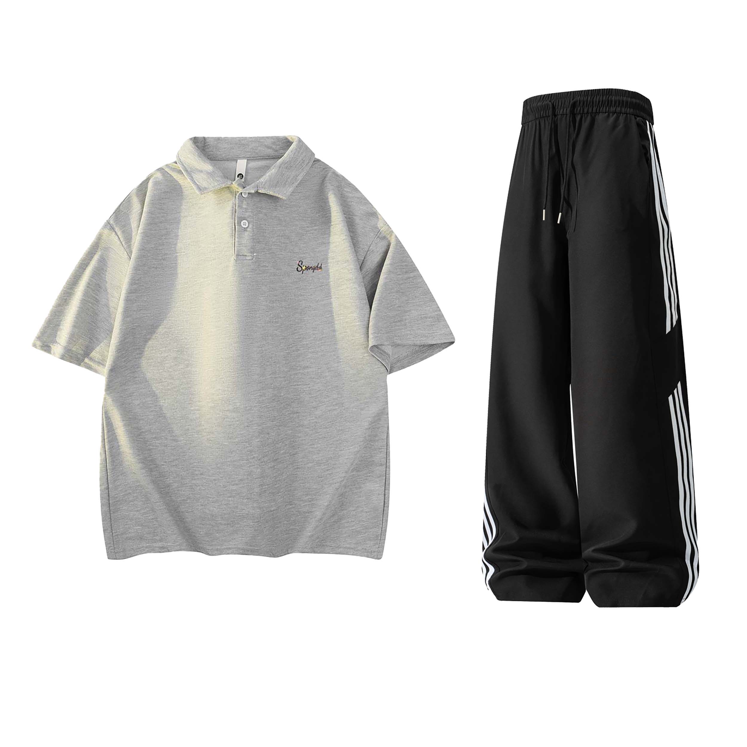 

Унисекс поло SPONGEBOB SQUAREPANTS, черный