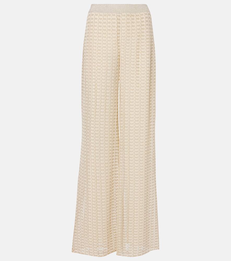 

Ламе широкие брюки Missoni, Gold And Cream