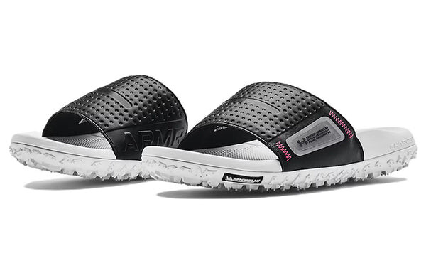 Тапочки ft sway slide 'white black' Under Armour, белый — фото 4
