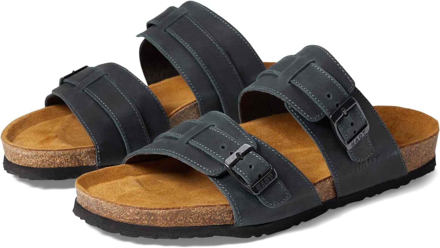 

Сандалии на плоской подошве Santa Cruz Naot, цвет Oily Shadow Nubuck