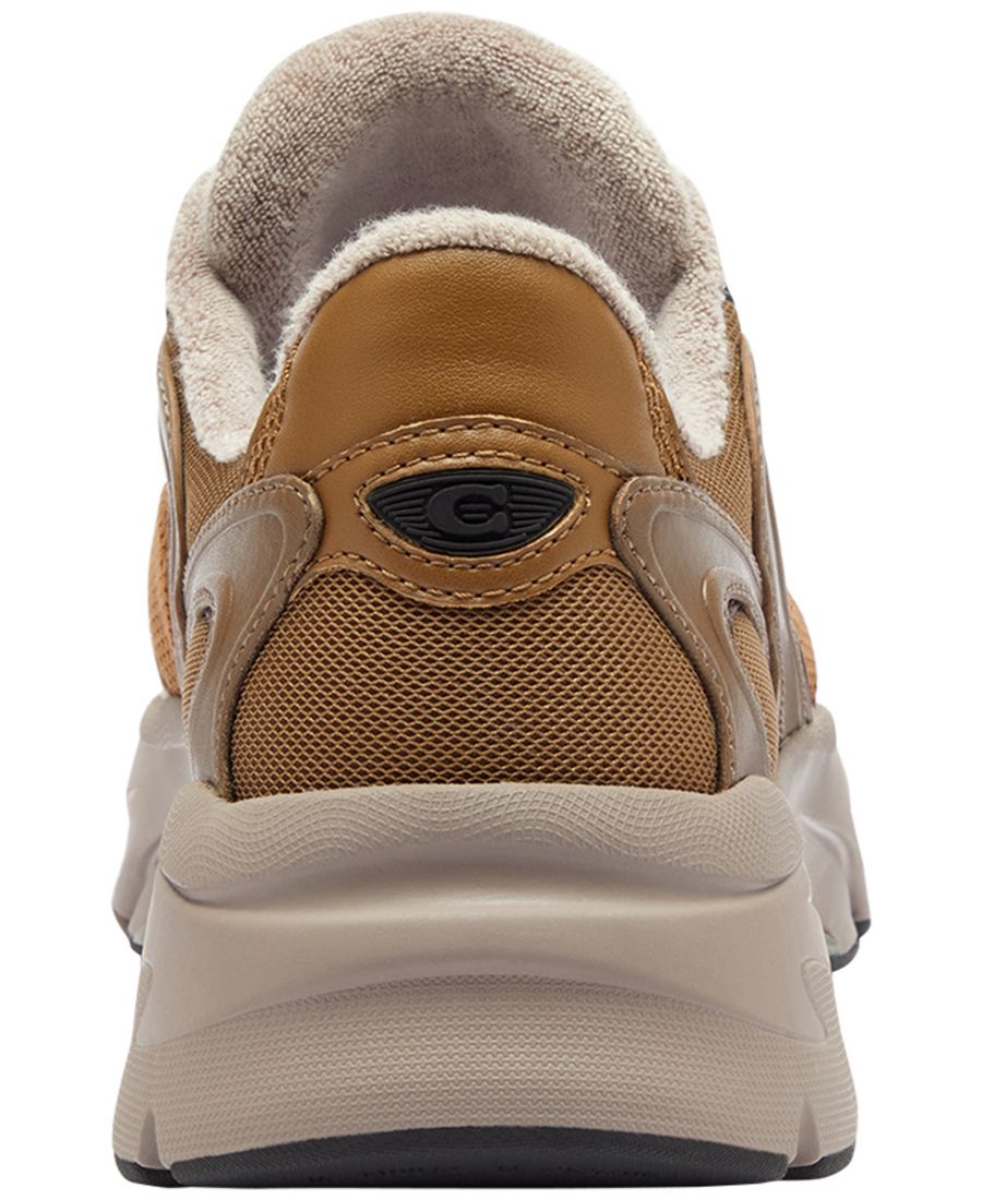 Мужские кроссовки Bolt Runner на шнуровке COACH, Brown — фото 3