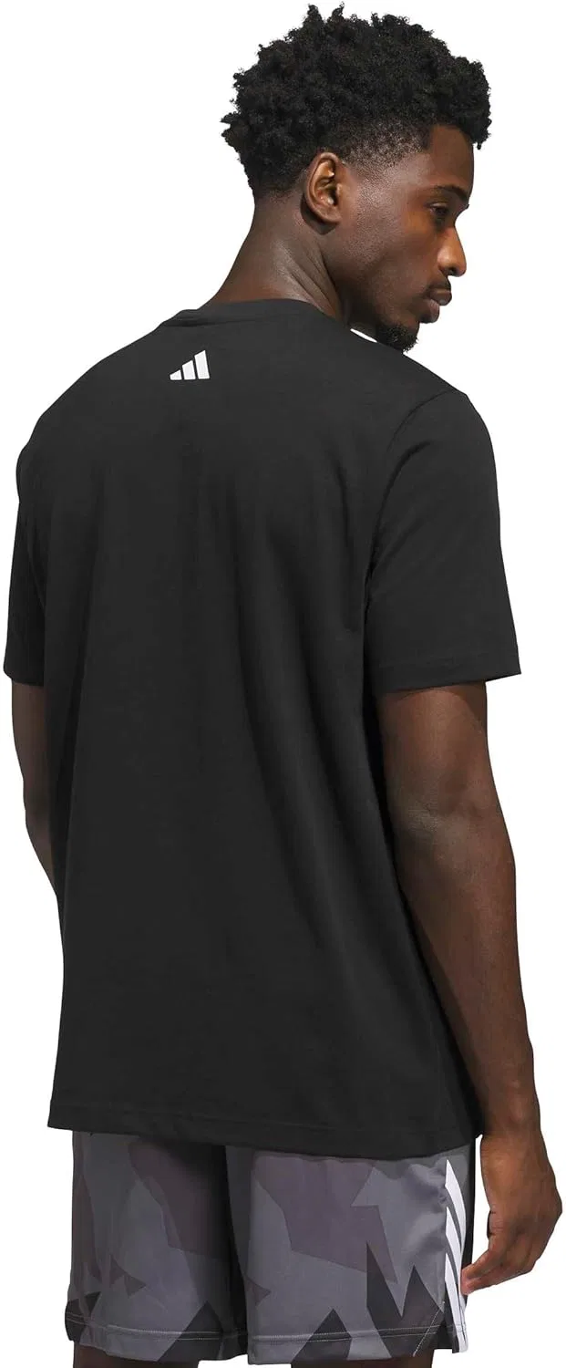 Футболка Adidas Men's Los Angeles Vibes Graphic, черный — фото 3