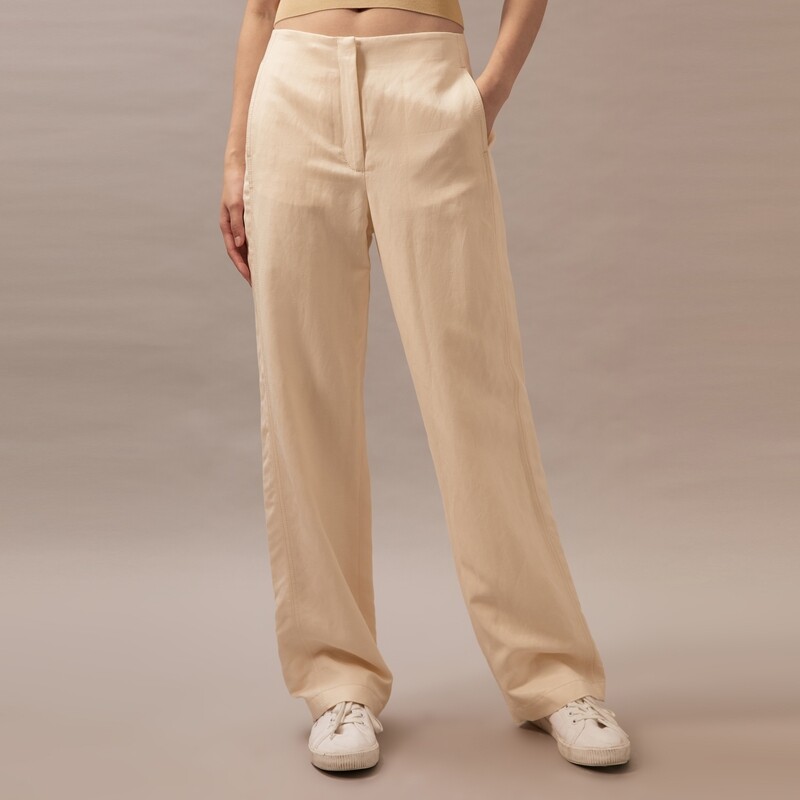 

Брюки льняные женские Calvin Klein Jeans, белый