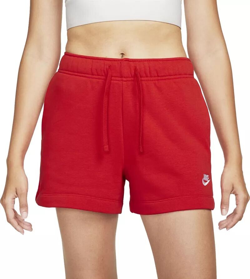 

Женские флисовые шорты Nike Sportswear Club со средней посадкой
