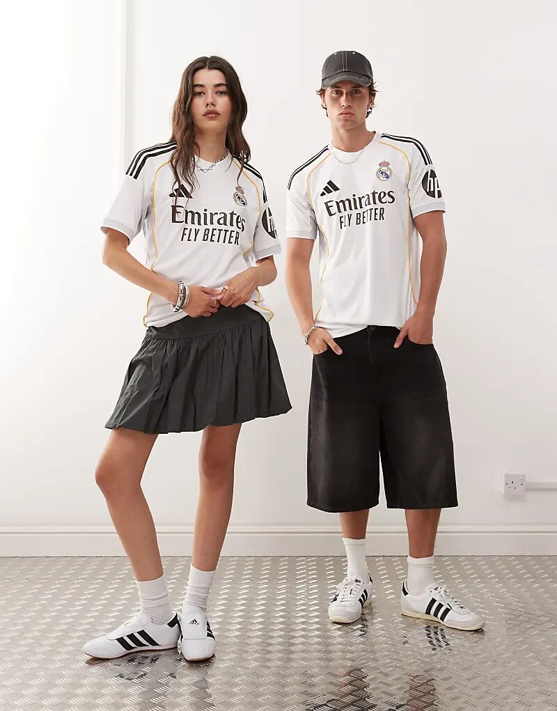 

Домашняя футболка adidas Football Real Madrid 25/26 белого цвета Adidas Performance