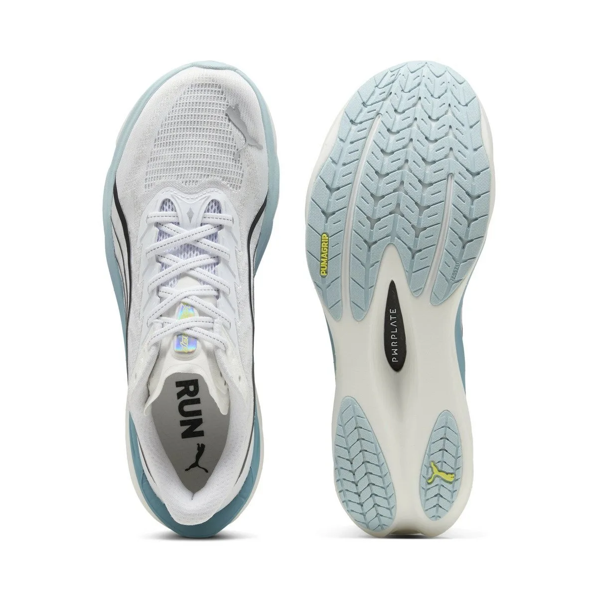 Мужские беговые кроссовки Deviate Nitro 4 PUMA, PUMA White-Fres — фото 4