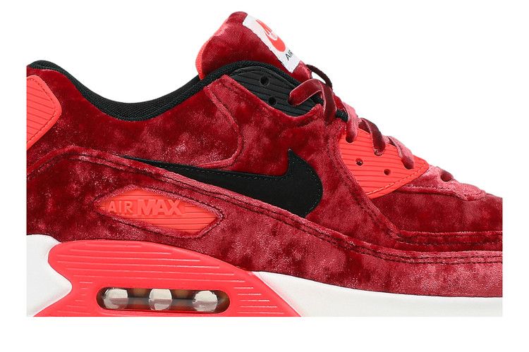 Кроссовки Nike Air Max 90 Anniversary 'Velvet', красный — фото 3
