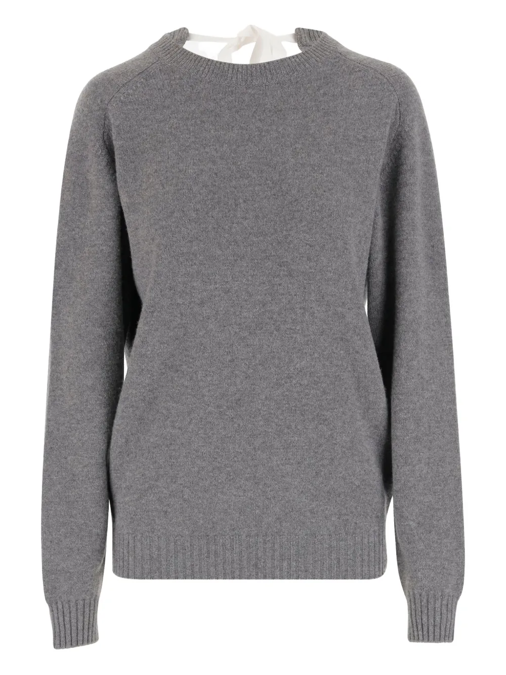 

Кашемировый свитер с галстуком Carven, серый