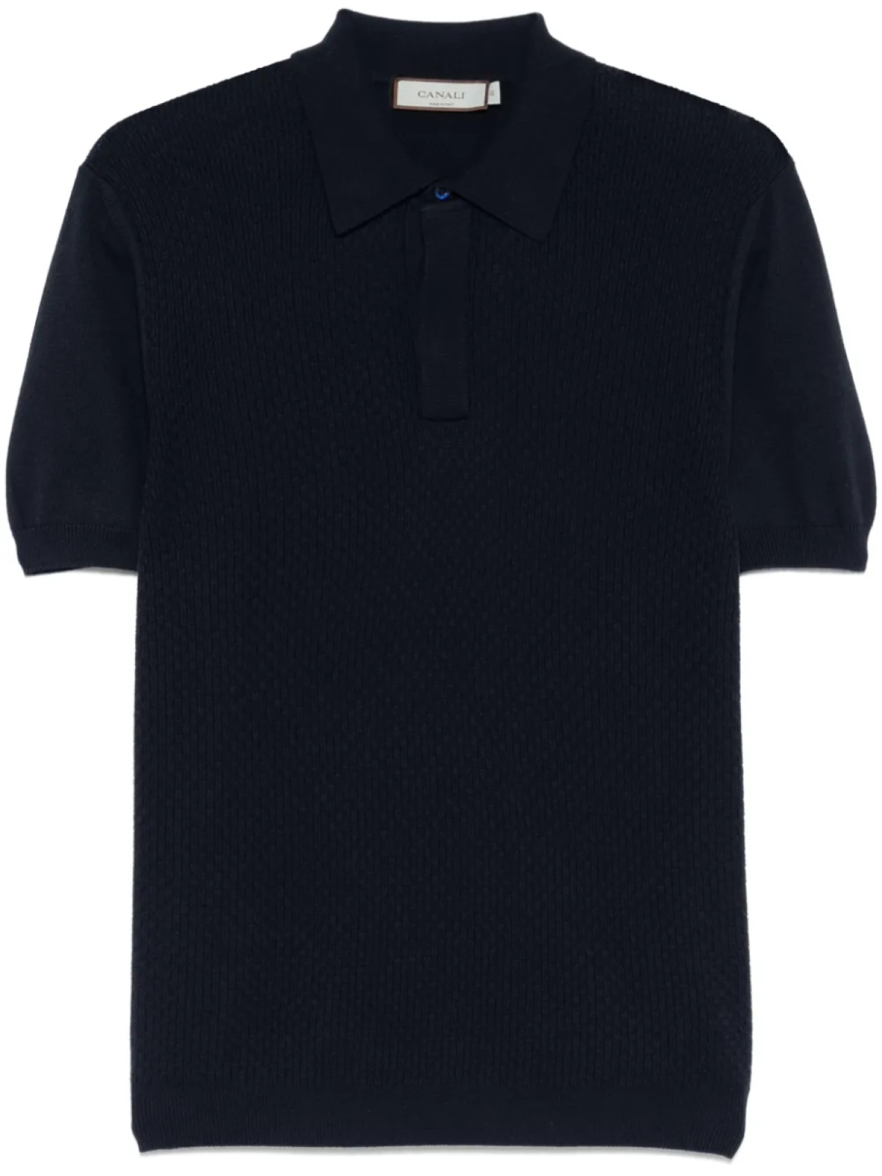 

Canali трикотажная рубашка поло, синий