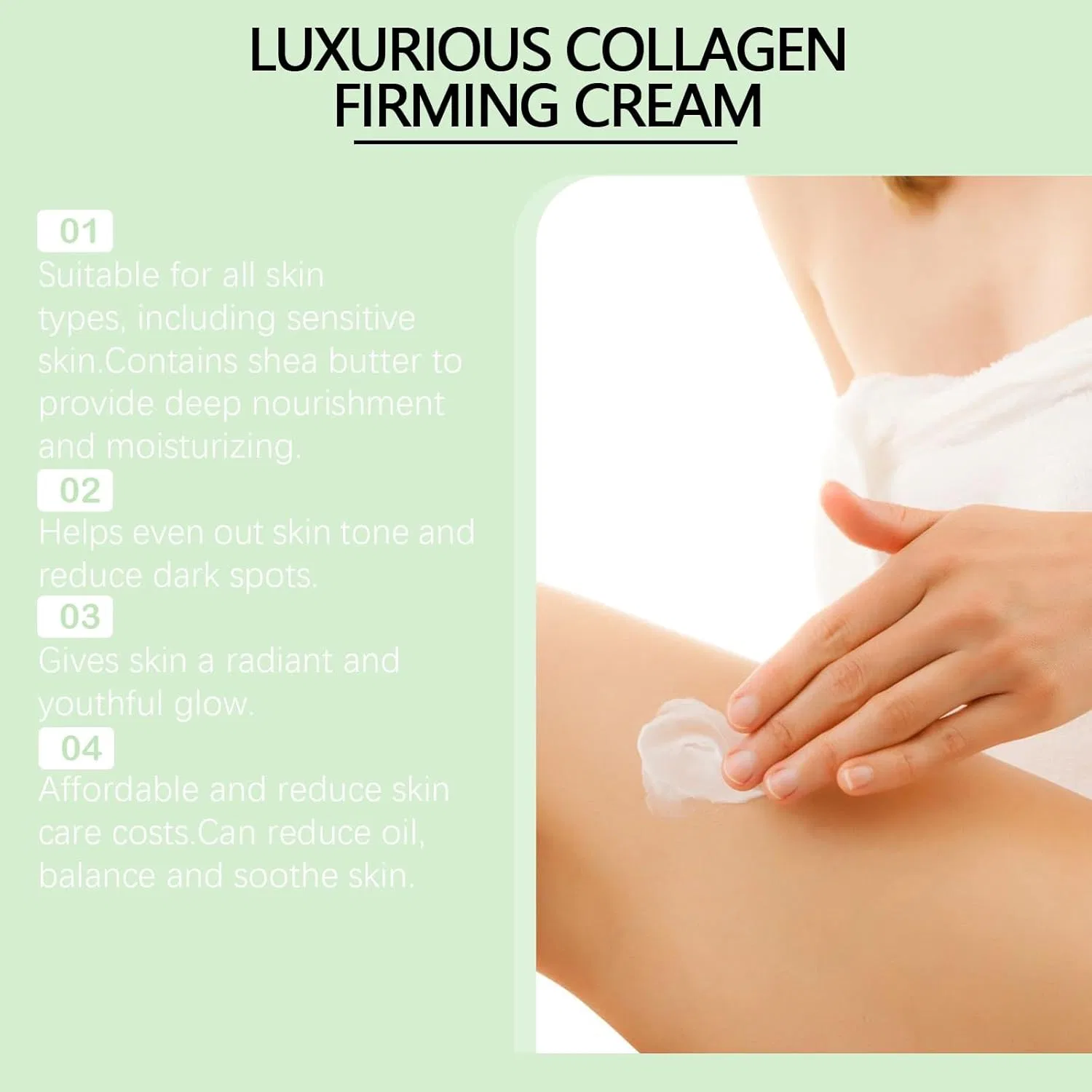 Укрепляющий коллагеновый крем для тела Luxury Collagen Firming Cream 100 г Generisch — фото 2