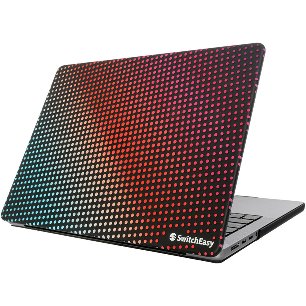 

Защитный чехол SwitchEasy Dots для MacBook Pro 16 дюймов (2021) (радужный)