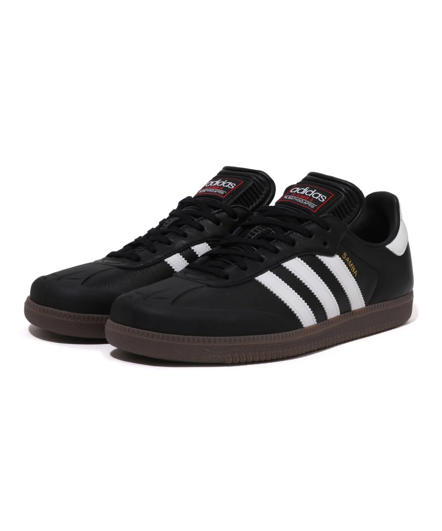 BAPE X ADIDAS - SAMBA A BATHING APE, BLACK