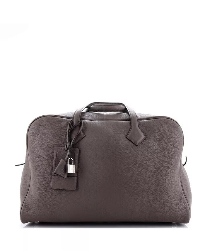 

43 Дорожная сумка Victoria II Клеманс Pre-Owned HERMÉS, серый