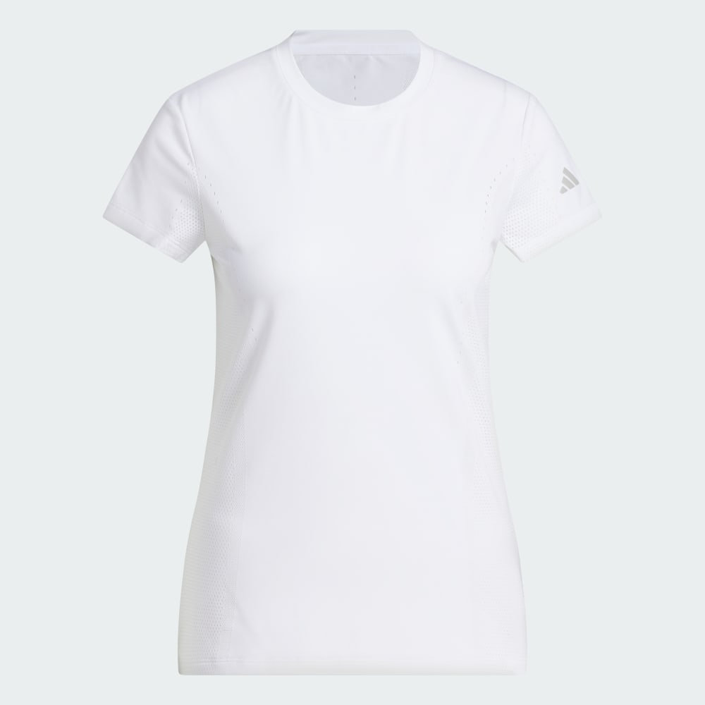 Спортивная футболка Adidas Ultimate365 Tour Engineered Short Sleeve Slim Top, белый — фото 4