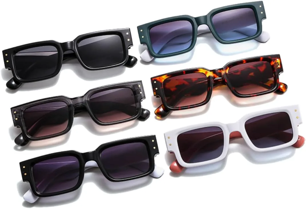 

Ретро женские двухцветные солнцезащитные очки с заклепками, модные солнцезащитные очки UV400 для мужчин, трендовые градиентные очки UUPTTPL, Leopard Tea Gradient