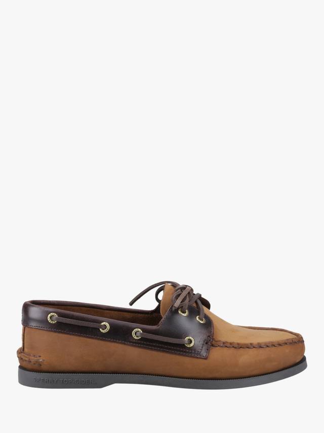 

Аутентичные оригинальные туфли-лодочки с 2 глазами Sperry, цвет Brown/Dark Chocolate