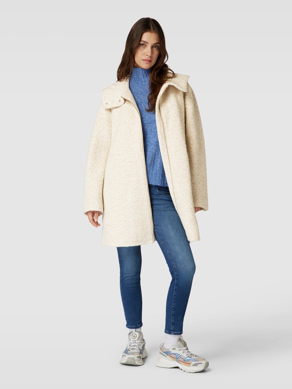 

Пальто с капюшоном Esprit, песочный