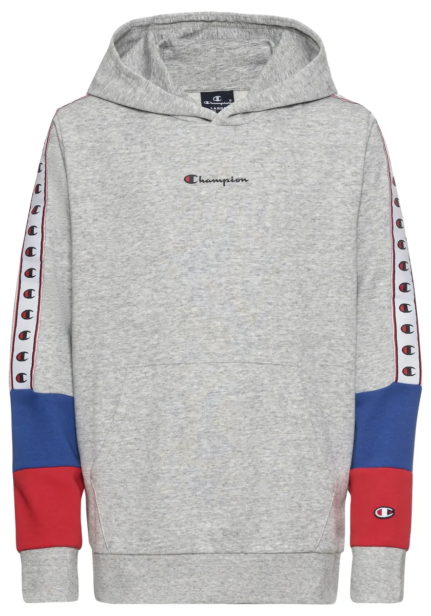 

Толстовка Champion с капюшоном "Retro Sport Tape Hooded Sweatshirt", серый