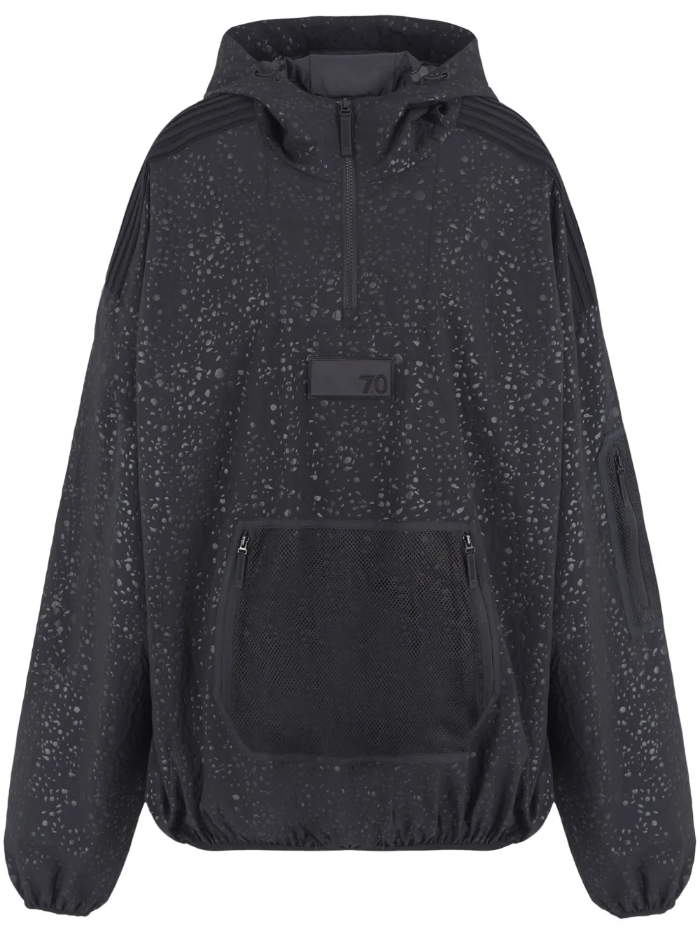 

Худи с логотипом Ea7 Emporio Armani, черный