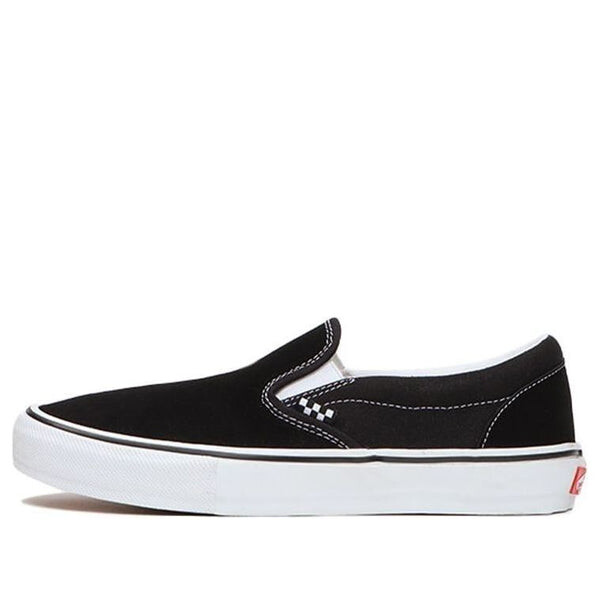 

Кроссовки skate slip-on 'black checkerboard' Vans, черный