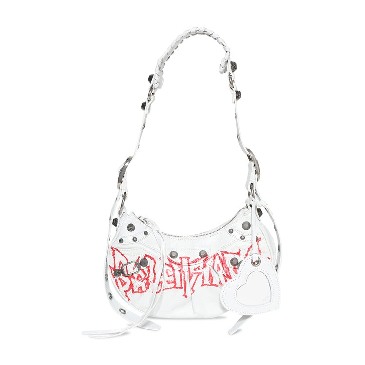 

Сумка через плечо Balenciaga Le Cagole Shoulder Bag, цвет Optic White