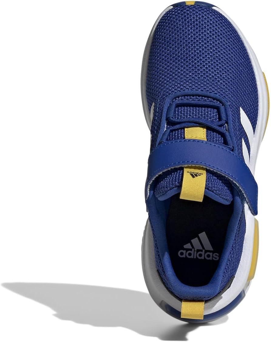 Кроссовки adidas Kids Racer Tr23, белый/синий/желтый — фото 2