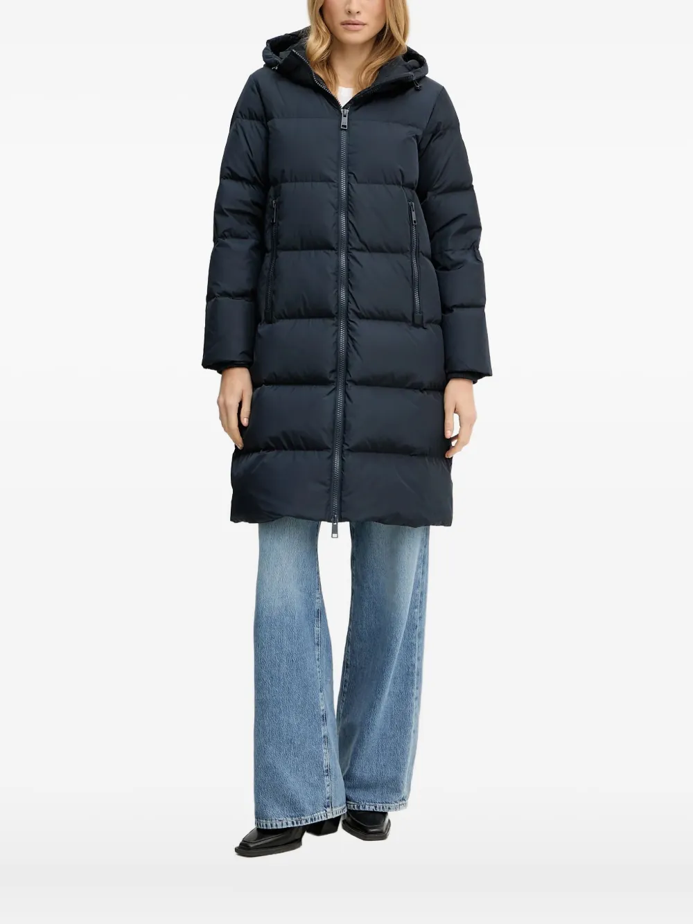 

Куртка на молнии с капюшоном Armani Exchange, синий