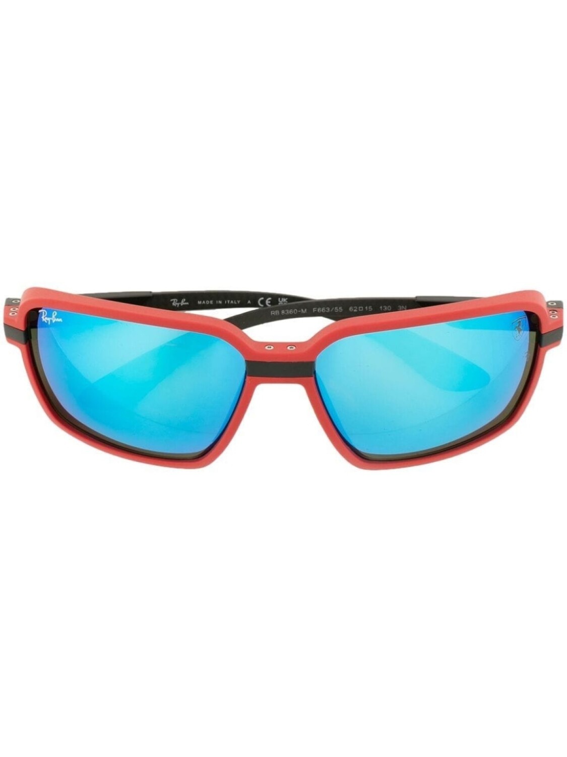 

Ray-Ban солнцезащитные очки из коллаборации со Scuderia Ferrari, черный