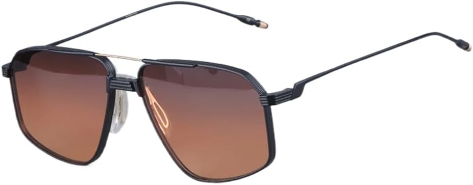 

Солнцезащитные очки UV400 с двойной перемычкой, прозрачной градиентной металлической оправой, для женщин и мужчин, для занятий спортом на открытом воздухе и путешествий UYPTK, C4