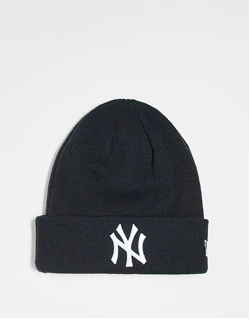 

Темно-синяя шапка-бини с манжетами NY Yankees New Era