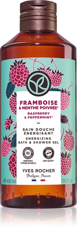 

Гель для душа Yves Rocher Bain de Nature, Raspberry & Mint 400 ml