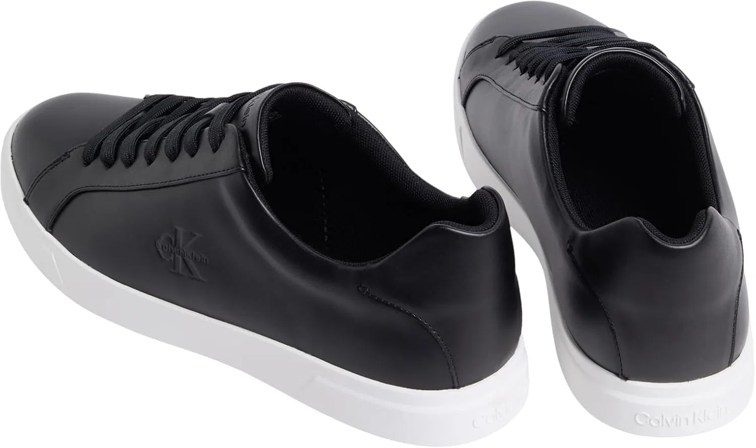 Мужские низкие кроссовки Calvin Klein Prof Cupsole LTH Hm0hm02123, Black Ck Black — фото 2