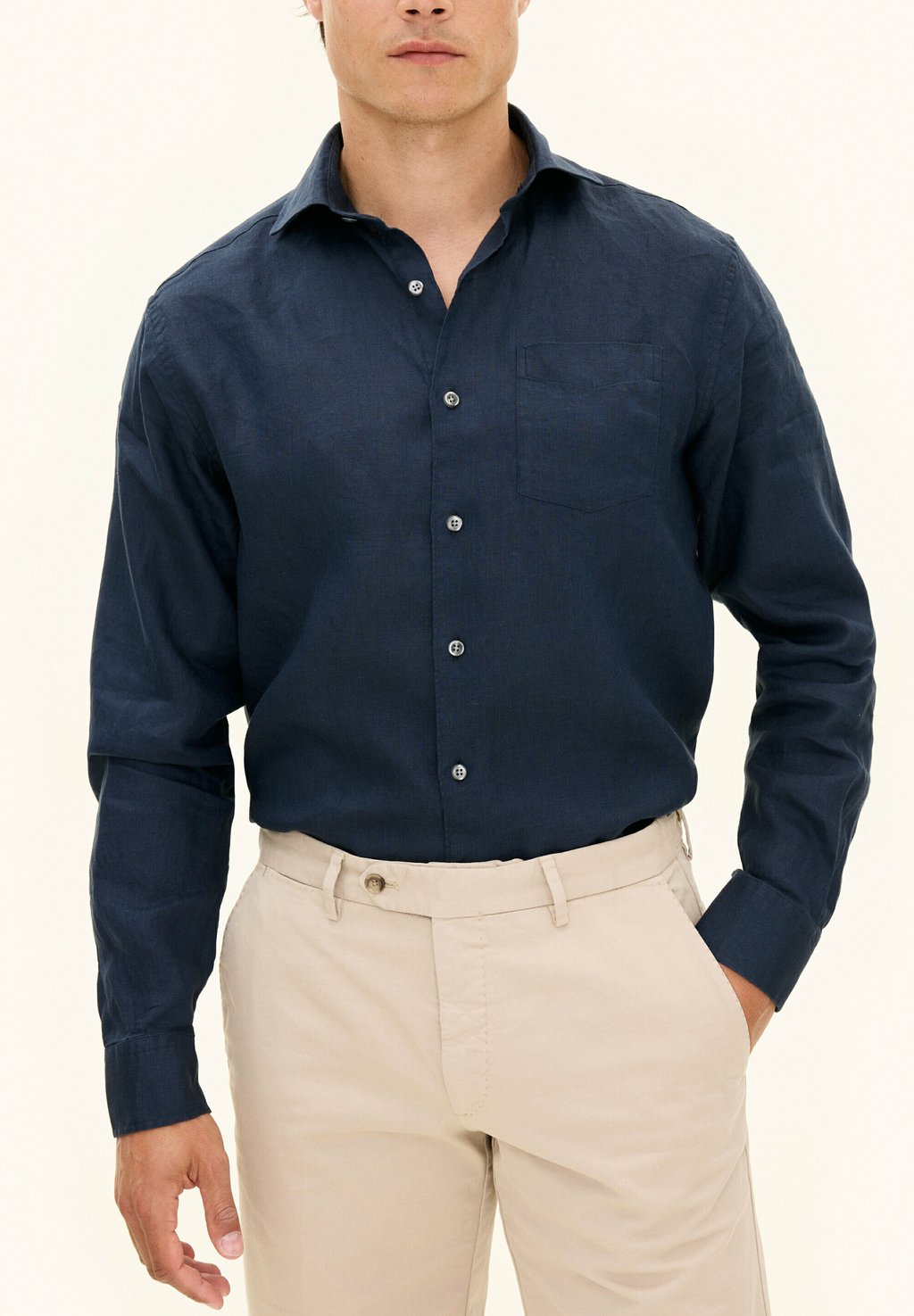 

Рубашка Oscar Jacobson, темно-синий