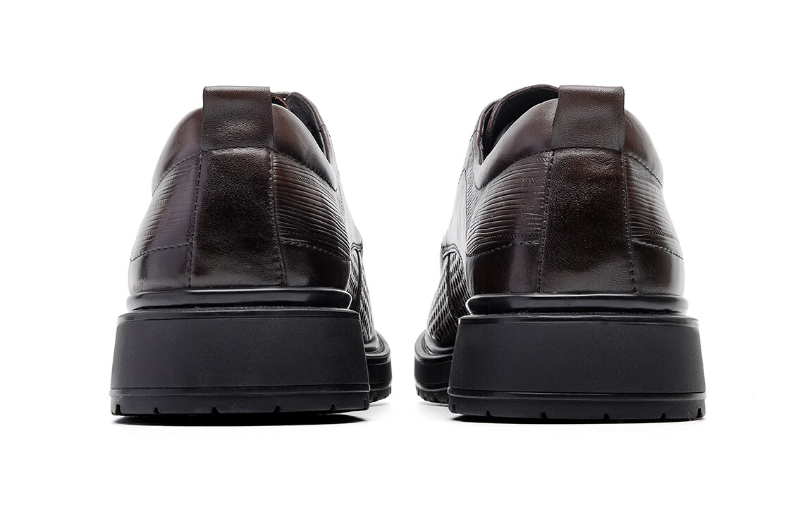 Туфли CВ°BANNER Dress Shoes Men Low-Top Brown — фото 3