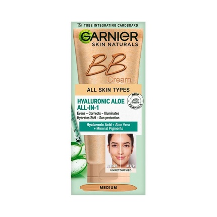 

Garnier Классический крем для лица Bb Hyaluronic Aloe Vera Spf 10 Medium