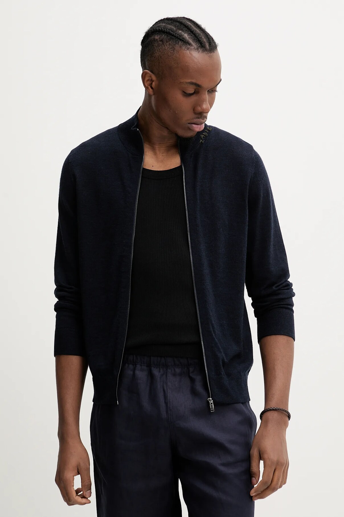 

Шерстяной кардиган Zadig&Voltaire, темно-синий