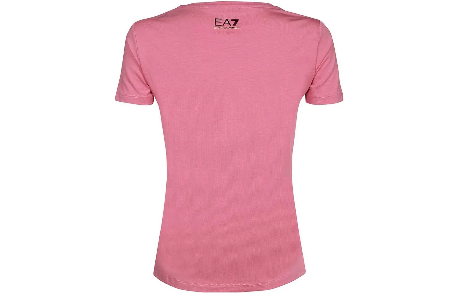 EMPORIO ARMANI EA7 Футболка с анималистичным принтом для женщин Pink — фото 2