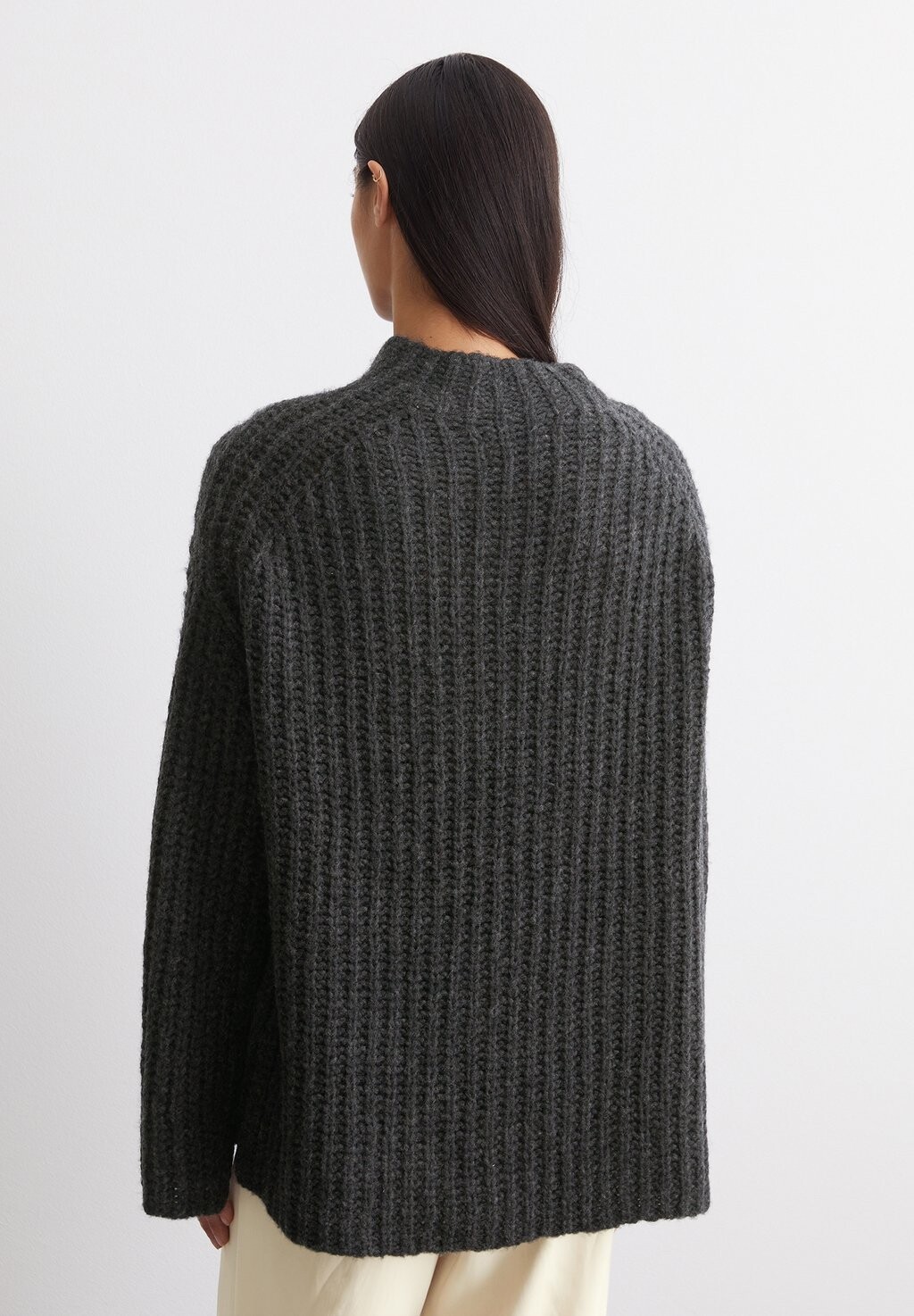 

Джемпер LONGSLEEVE STAND UP COLLAR Marc O'Polo, темно-серый