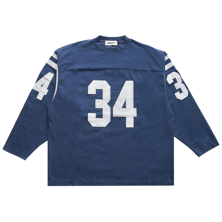 

Футболка Ambush Football Long-Sleeve T-Shirt Blue, синий