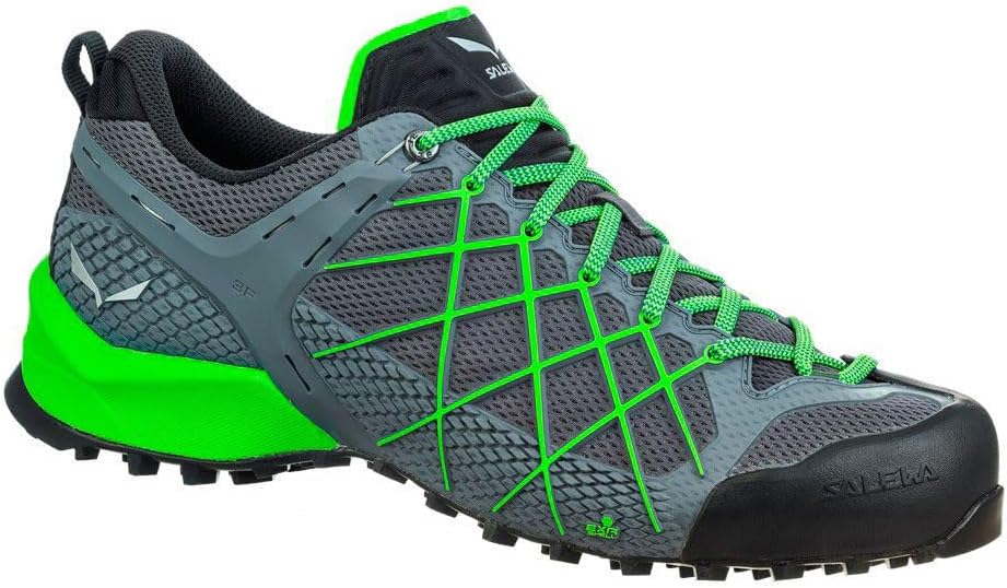 Мужские трекинговые ботинки Salewa Wildfire GTX - прочные водонепроницаемые ботинки Gore-Tex для походов и скалолазания, зеленый — фото 2