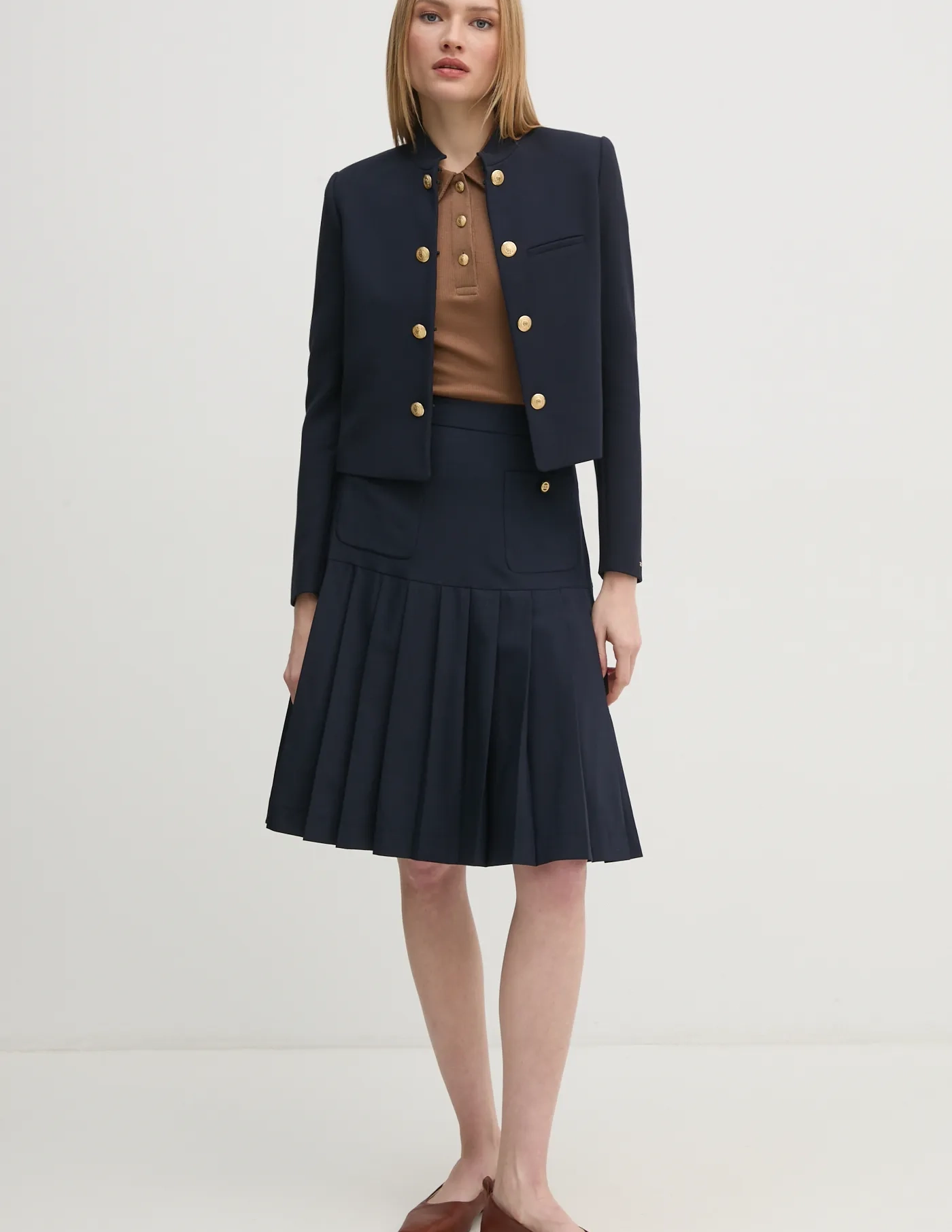 

Поло Tommy Hilfiger, коричневый