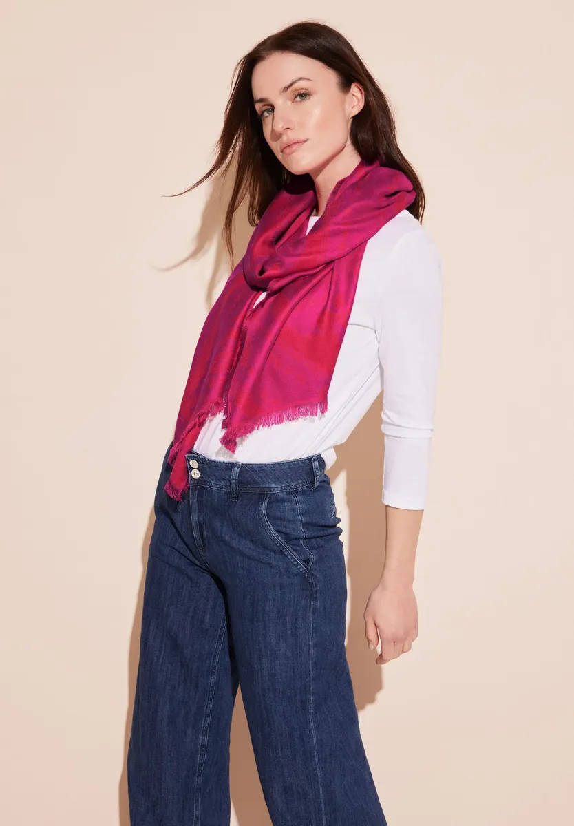 

Модный шарф STREET ONE с орнаментом, цвет Magnolia Pink
