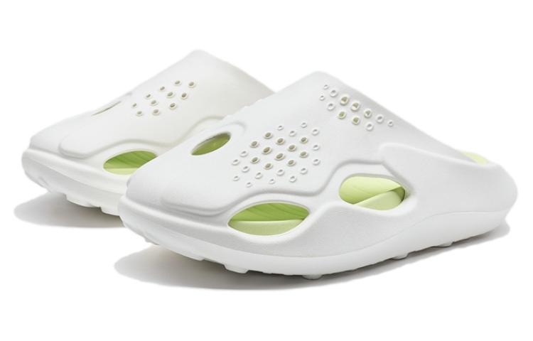 XTEP Закрытые тапочки мужские бело-зеленые, цвет White Green — фото 3