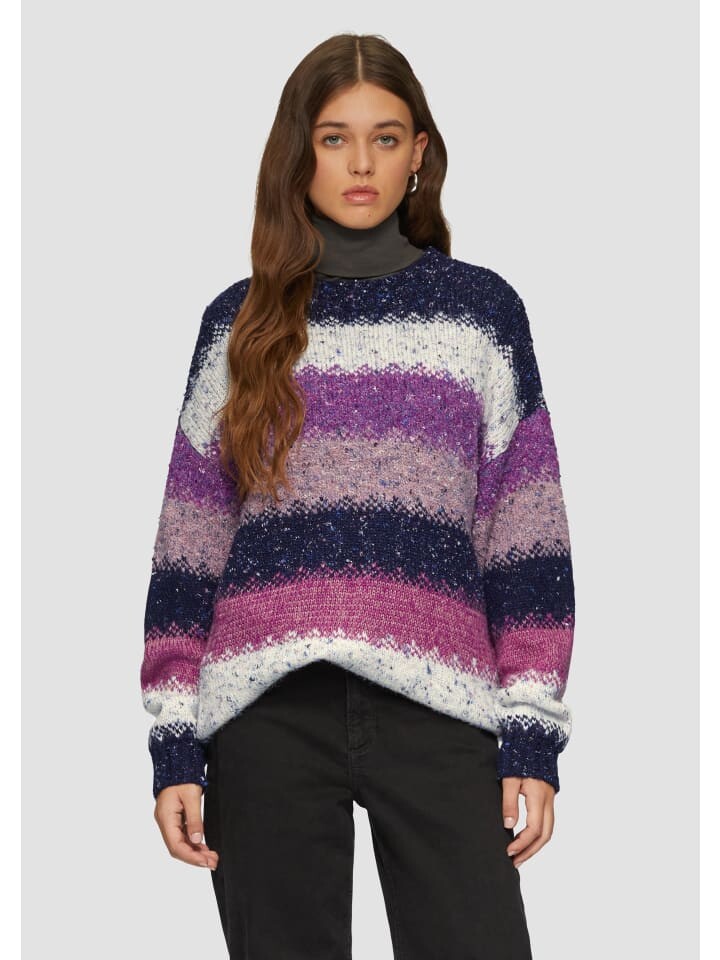 

Пуловер QS Strickpullover langarm, синий