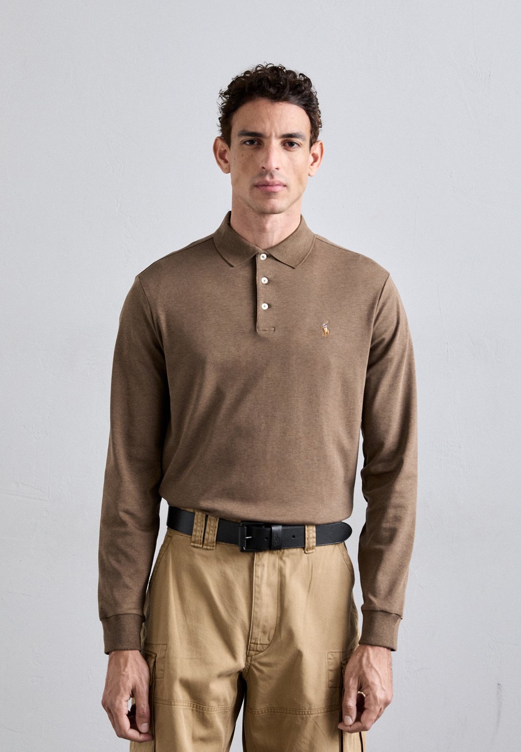 

Футболка с длинным рукавом LONG SLEEVE Polo Ralph Lauren, темно-коричневый